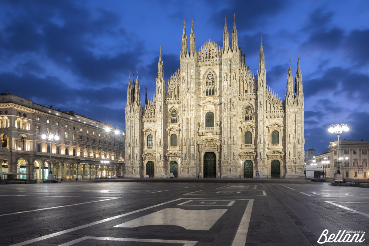 Blue hour at Cathedral MILAN